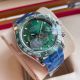 High Replica Rolex Daytona Men Green Face White Steel Strap Green Bezel Watch 43mm (8)_th.jpg